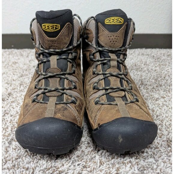 Keen Mens Targhee II Boots Mens 15 Brown Leather Mid Waterproof Hiking Trail main image 6